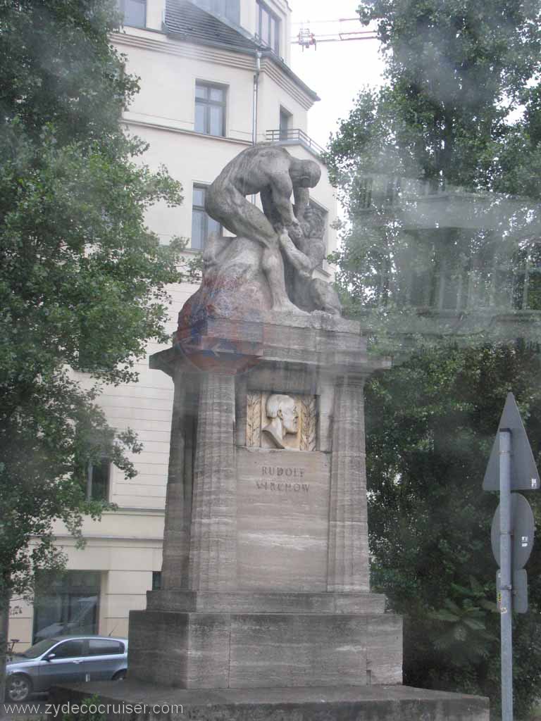146: Carnival Splendor, Baltic Cruise, Berlin, Rudolph Virchow statue
