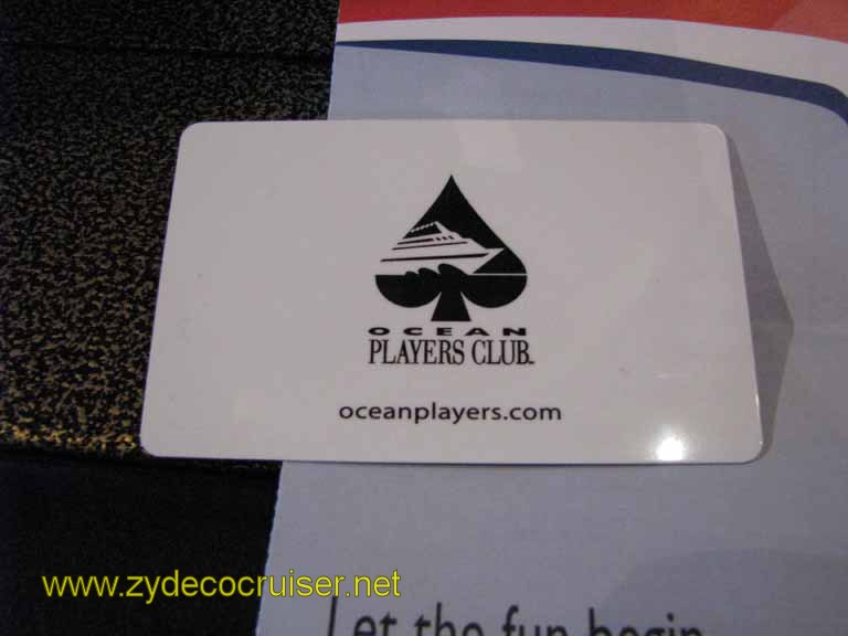 005: Carnival Splendor, 3 Day, Sea Day, Slot Tournament Entry