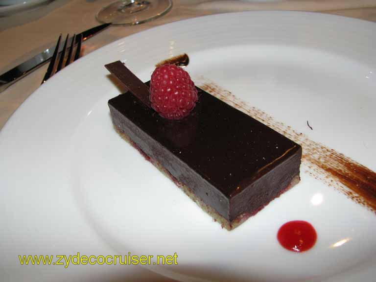 143: Carnival Splendor, 3 Day, Sea Day, MDR Dinner, Chocolate Pate